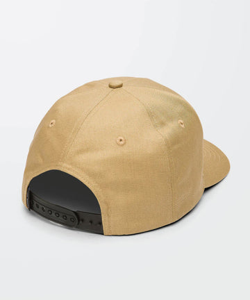 Volcom Embossed Stone Adjustable Hat O/S - Dark Khaki